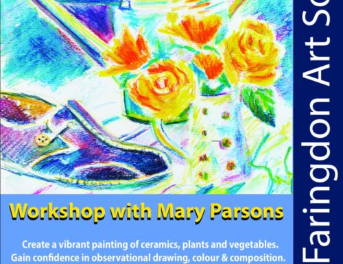 Faringdon Art Society: WAITING FOR AN AMAZING WORKSHOP WITH MARY PARSONS